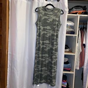 Target Camo Midi Dress